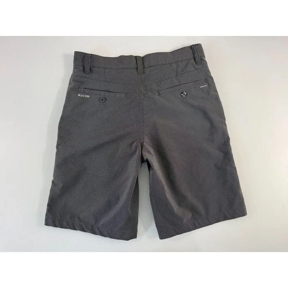 Hurley Boys Dark Gray Shorts Size 14